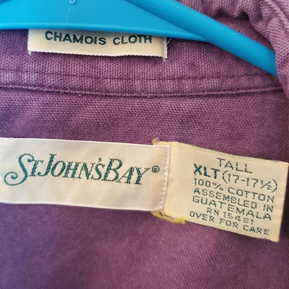 St. John's Bay 100% Cotton Work shirt jacket in multiple colors - Picture 9 of 14